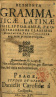 Elementa grammaticae Latinae Philippo-Rameae pro inferioribus classibus Bohemicae pubis collecta atque nunc primum evulgata